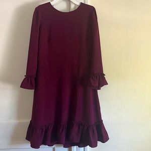 Eliza J size 6 maroon